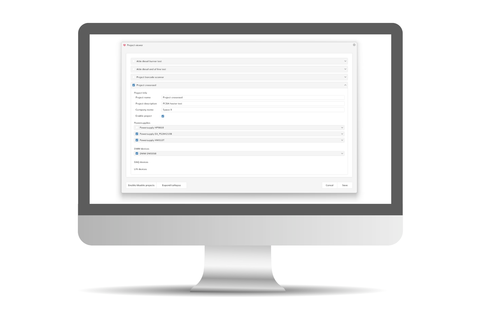 Mockup QUTE Projects